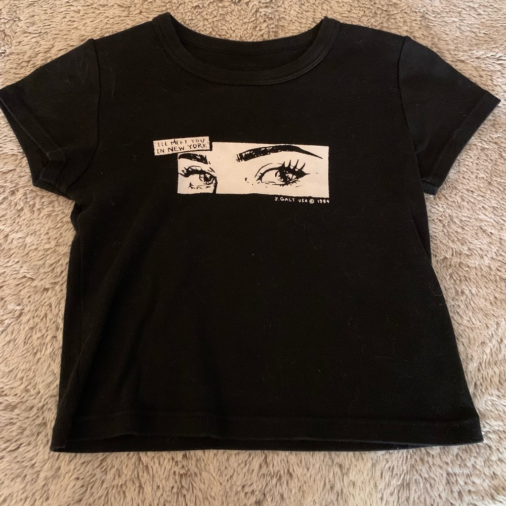 brandy cropped baby tee